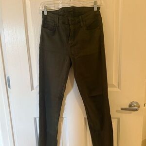 Joe's Jeans Dark Olive Skinny Jeans